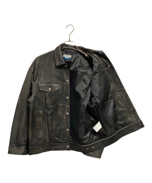 MAISON SPECIAL（メゾンスペシャル）MAISON SPECIAL (メゾンスペシャル) Sheep Leather Prime-Over 3rd Jacket ブラック サイズ:00の古着・服飾アイテム