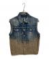 DSQUARED2（ディースクエアード）の古着「加工デニムベスト」｜インディゴ