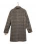 maison kitsune (メゾンキツネ) CHECK BILL CLASSIC COAT グレー サイズ:SIZE XS：8000円