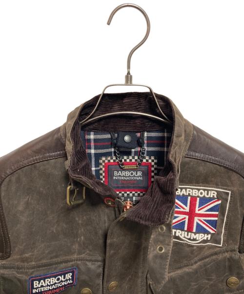 Barbour（バブアー）Barbour (バブアー) triumph (トライアンフ) International Wax Jacket ブラウン サイズ:Sの古着・服飾アイテム