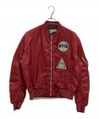 MCQマックキュー）の古着「ボンバージャケット」｜ボルドー