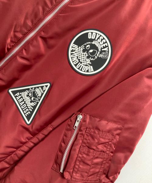 MCQ（マックキュー）MCQ (マックキュー) ボンバージャケット ボルドー サイズ:46の古着・服飾アイテム