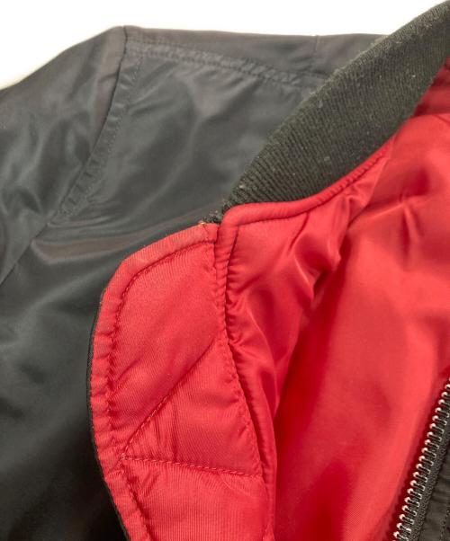 TAKAHIROMIYASHITA TheSoloIst.（タカヒロミヤシタ ザソロイスト）TAKAHIROMIYASHITA TheSoloIst. (タカヒロミヤシタ ザソロイスト) ALPHA (アルファ) MA-1ジャケット ブラック サイズ:Mの古着・服飾アイテム