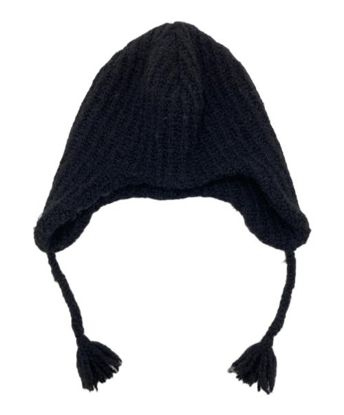 kijima takayuki（キジマタカユキ）KIJIMA TAKAYUKI (キジマタカユキ) イヤーフラップビーニー ブラックの古着・服飾アイテム