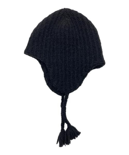 kijima takayuki（キジマタカユキ）KIJIMA TAKAYUKI (キジマタカユキ) イヤーフラップビーニー ブラックの古着・服飾アイテム