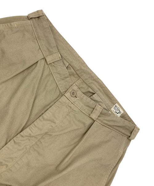 orSlow（オアスロウ）orSlow (オアスロウ) タックパンツ ベージュ サイズ:XLの古着・服飾アイテム