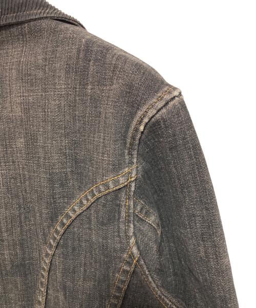 RALPH LAUREN（ラルフローレン）RALPH LAUREN (ラルフローレン) ダブルデニムジャケット ブラック サイズ:11号の古着・服飾アイテム