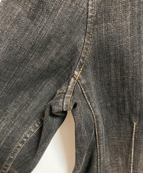 RALPH LAUREN（ラルフローレン）RALPH LAUREN (ラルフローレン) ダブルデニムジャケット ブラック サイズ:11号の古着・服飾アイテム