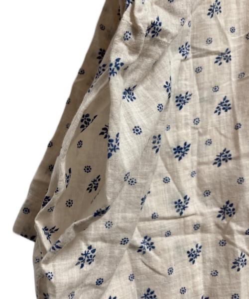 45R（フォーティファイブ・アール）45R (フォーティファイブ・アール) 小花柄ロングワンピース ベージュの古着・服飾アイテム