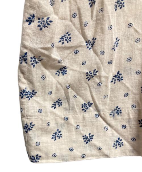 45R（フォーティファイブ・アール）45R (フォーティファイブ・アール) 小花柄ロングワンピース ベージュの古着・服飾アイテム