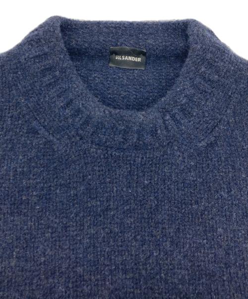 JIL SANDER（ジルサンダー）JIL SANDER (ジルサンダー) 90’ｓウールカシミヤ混ニット ネイビー サイズ:Mの古着・服飾アイテム