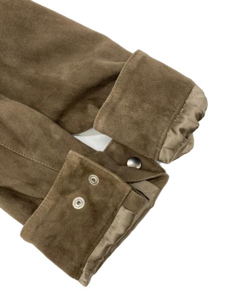 MARC JACOBS（マークジェイコブズ）MARC JACOBS (マークジェイコブズ) スウェードレザーライダースジャケット ベージュ サイズ:46の古着・服飾アイテム