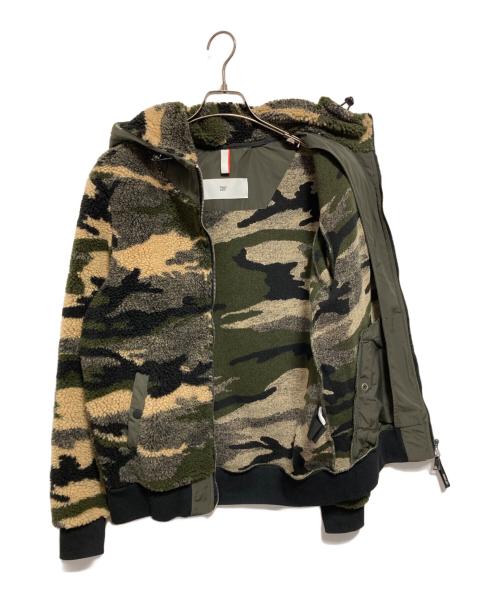 P.M.D.S.（ピーエムディーエス）P.M.D.S. (ピーエムディーエス) カモフラフリースジャケット オリーブ×ベージュ サイズ:Mの古着・服飾アイテム