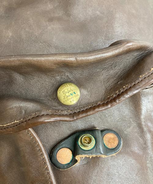 RRL（ダブルアールエル）RRL (ダブルアールエル) MITCHELL LEATHER BACKACK ブラウンの古着・服飾アイテム