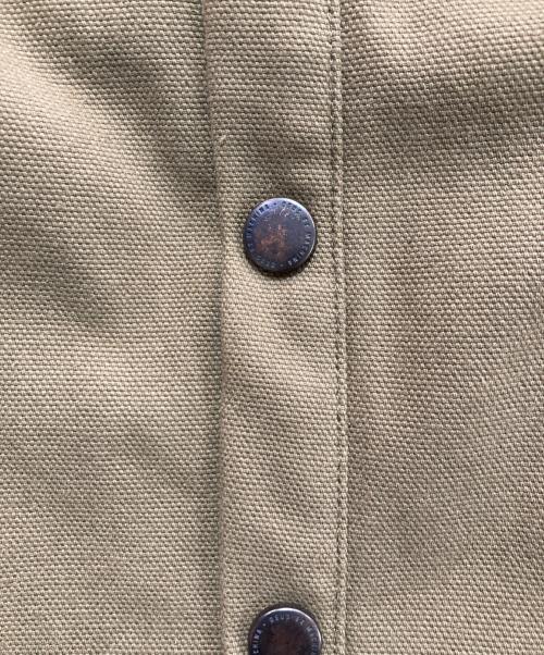 DEUS EX MACHINA（デウス エクス マキナ）DEUS EX MACHINA (デウス エクス マキナ) Maxwell Canvas Overshirt ジャケット オリーブ サイズ:XLの古着・服飾アイテム