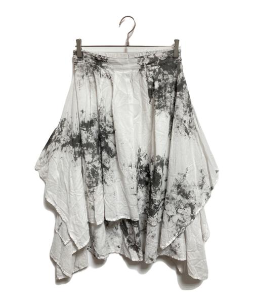 IROFUSI（イロフシ）IROFUSI (イロフシ) バルーンスカート ホワイト サイズ:FREEの古着・服飾アイテム