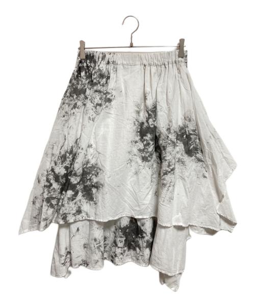 IROFUSI（イロフシ）IROFUSI (イロフシ) バルーンスカート ホワイト サイズ:FREEの古着・服飾アイテム