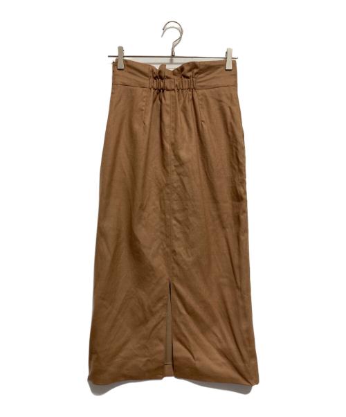 ROPE（ロペ）ROPE (ロペ) ウールレーヨンポケット付きタイトスカート ベージュ サイズ:SIZE 38の古着・服飾アイテム
