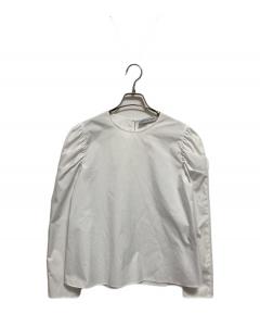 中古・古着通販】Cen. (セン) ノーカラーステッチシャツ アイボリー