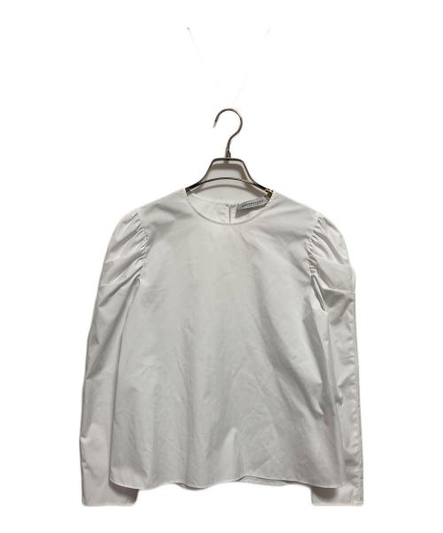 Aveniretoile（アベニールエトワール）Aveniretoile (アベニールエトワール) タックパフスリーブブラウス ホワイト サイズ:38の古着・服飾アイテム