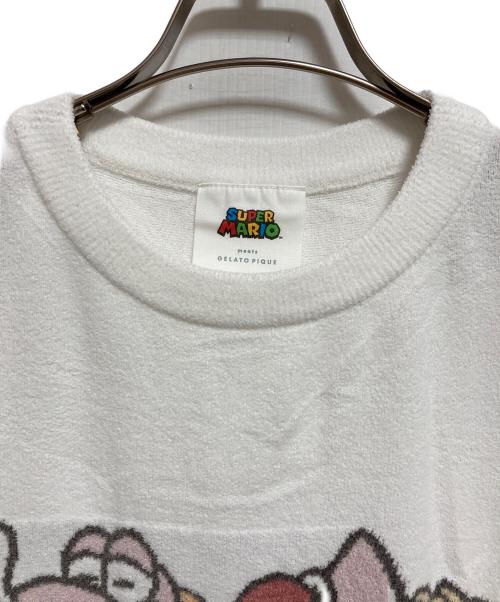 gelato pique（ジェラートピケ）gelato pique (ジェラートピケ) ヨッシー ルームウェアセットアップ ホワイト×ピンク サイズ:FREE 未使用品の古着・服飾アイテム