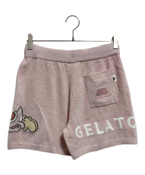 gelato pique（ジェラートピケ）gelato pique (ジェラートピケ) ヨッシー ルームウェアセットアップ ホワイト×ピンク サイズ:FREE 未使用品の古着・服飾アイテム