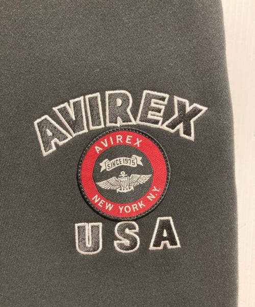 AVIREX（アヴィレックス）AVIREX (アヴィレックス) VARSITY LOGO SWEAT PANTS ブラック サイズ:L 未使用品の古着・服飾アイテム