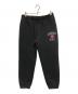 AVIREX（アヴィレックス）の古着「VARSITY LOGO SWEAT PANTS」｜ブラック