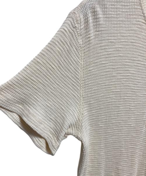 RRL（ダブルアールエル）RRL (ダブルアールエル) ワッフルヘンリーネックカットソー ベージュ サイズ:Lの古着・服飾アイテム