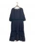 PINK HOUSE (ピンクハウス) レース切替ピンタックブラウスワンピース ネイビー サイズ:FREE：8000円