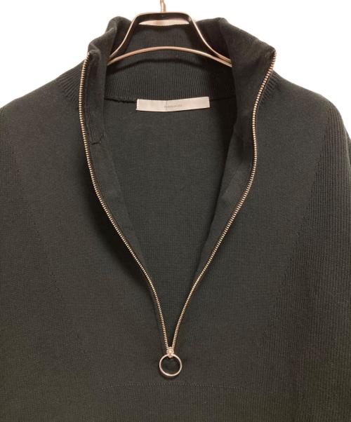 FRAMeWORK（フレームワーク）FRAMeWORK (フレームワーク) コットンハリヌキハーフジッププルオーバー2 ブラック サイズ:-の古着・服飾アイテム