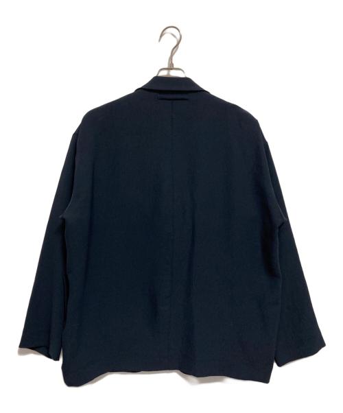 UNITED ARROWS & SONS by DAISUKE OBANA（ユナイテッドアローズ＆サンズ バイ ダイスケ オバナ）UNITED ARROWS & SONS by DAISUKE OBANA (ユナイテッドアローズ＆サンズ バイ ダイスケ オバナ) PE BUTTONLES JACKET ネイビー サイズ:Lの古着・服飾アイテム