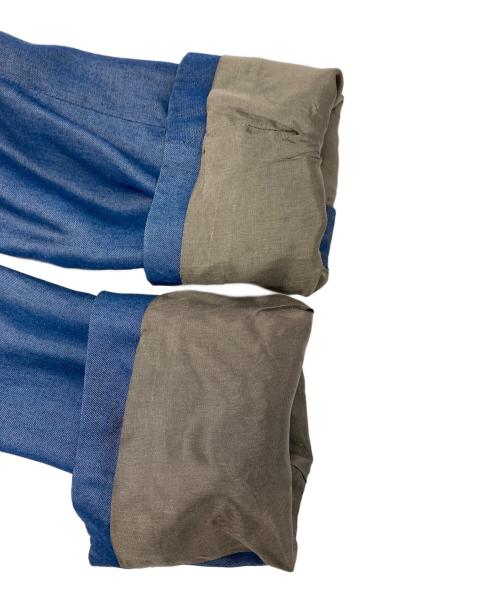 Martin Margiela14（マルタンマルジェラ14）Martin Margiela14 (マルタンマルジェラ14) シャンブレーセットアップスーツ ブルー サイズ:46の古着・服飾アイテム