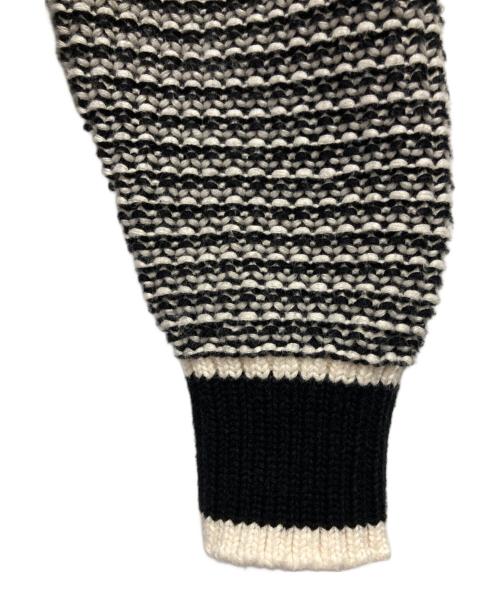 son of the cheese（（サノバチーズ））SON OF THE CHEESE (（サノバチーズ）) チルデンセーター ブラック サイズ:XLの古着・服飾アイテム