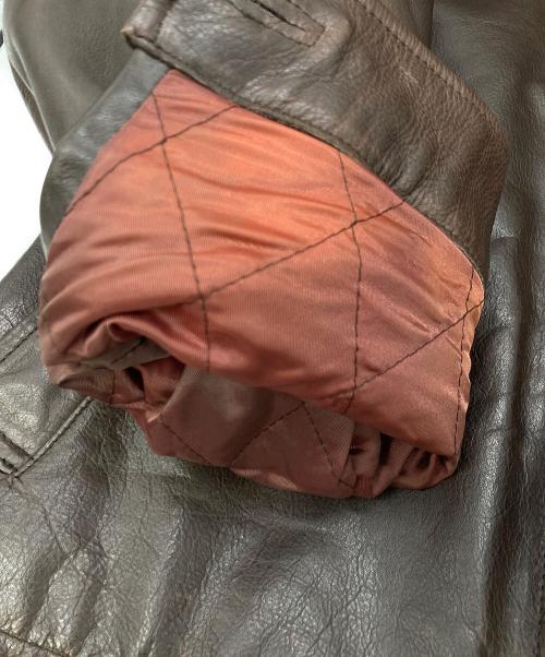 BANANA REPUBLIC（バナナリパブリック）BANANA REPUBLIC (バナナリパブリック) レザージャケット ブラウン サイズ:Sの古着・服飾アイテム