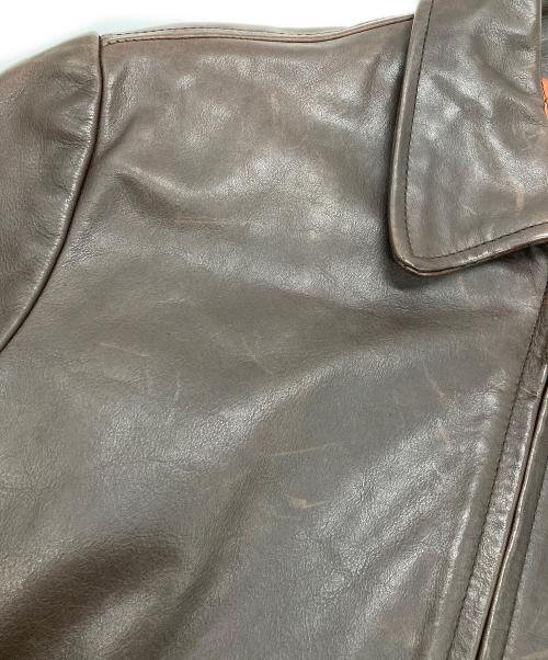 BANANA REPUBLIC（バナナリパブリック）BANANA REPUBLIC (バナナリパブリック) レザージャケット ブラウン サイズ:Sの古着・服飾アイテム