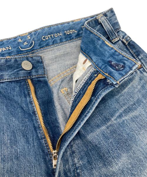 45rpm（45アールピーエム）45rpm (45アールピーエム) ライ麦デニムのシャルロット5 インディゴ サイズ:27の古着・服飾アイテム