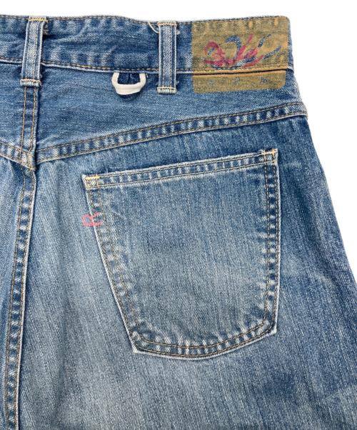 45rpm（45アールピーエム）45rpm (45アールピーエム) ライ麦デニムのシャルロット5 インディゴ サイズ:27の古着・服飾アイテム