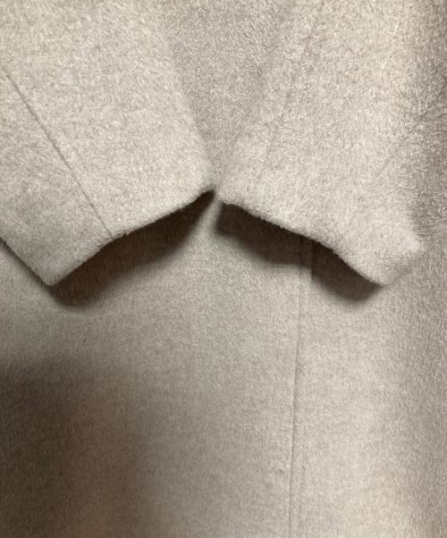 JOURNAL STANDARD（ジャーナルスタンダード）JOURNAL STANDARD (ジャーナルスタンダード) スーパー140ビーバーノーカラーコート ベージュ サイズ:SIZE 38の古着・服飾アイテム