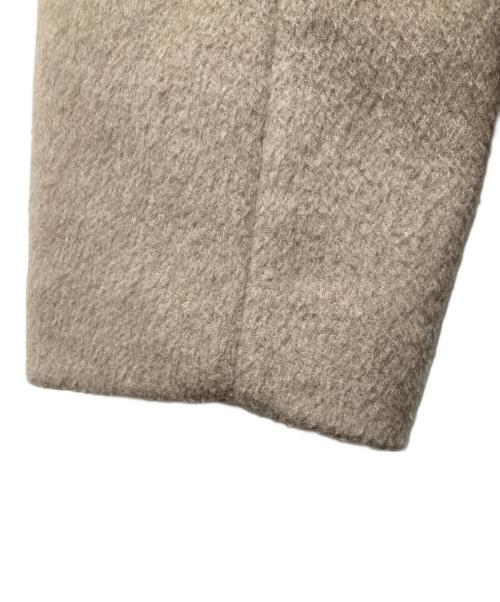 JOURNAL STANDARD（ジャーナルスタンダード）JOURNAL STANDARD (ジャーナルスタンダード) スーパー140ビーバーノーカラーコート ベージュ サイズ:SIZE 38の古着・服飾アイテム