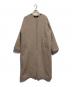 JOURNAL STANDARD（ジャーナルスタンダード）の古着「スーパー140ビーバーノーカラーコート」｜ベージュ