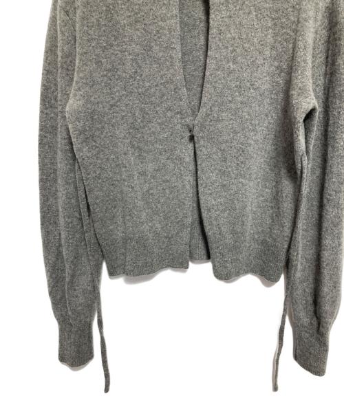 CLANE（クラネ）CLANE (クラネ) W FACE CENTER SLIT KNIT TOPS グレー サイズ:SIZE 1の古着・服飾アイテム