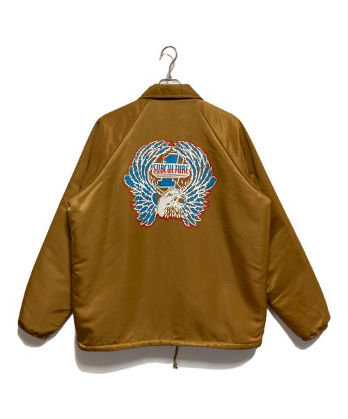 Subculture（サブカルチャー）Subculture (サブカルチャー) NO.1EAGLE COACHES JACKET ベージュ サイズ:SIZE 2の古着・服飾アイテム