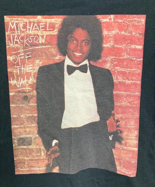 Hysteric Glamour（ヒステリックグラマー）Hysteric Glamour (ヒステリックグラマー) MICHAEL JACKSON/OFF THE WALL Tシャツ ブラック サイズ:Lの古着・服飾アイテム
