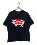 PORKCHOP GARAGE SUPPLYポークチョップガレージサプライ）の古着「プリントTシャツ」｜ブラック