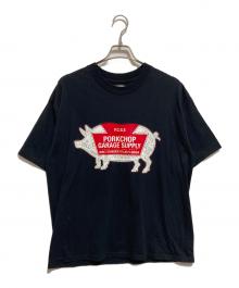 PORKCHOP GARAGE SUPPLY（ポークチョップガレージサプライ）の古着「プリントTシャツ」｜ブラック
