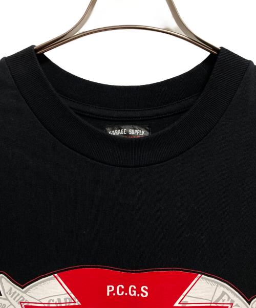 PORKCHOP GARAGE SUPPLY（ポークチョップガレージサプライ）PORKCHOP GARAGE SUPPLY (ポークチョップガレージサプライ) プリントTシャツ ブラック サイズ:Mの古着・服飾アイテム