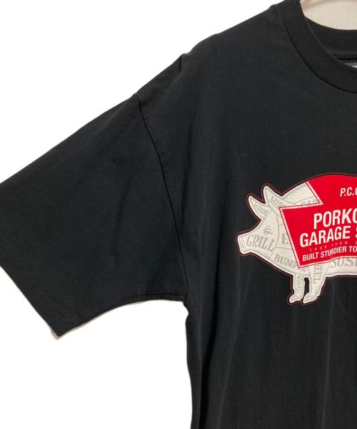 PORKCHOP GARAGE SUPPLY（ポークチョップガレージサプライ）PORKCHOP GARAGE SUPPLY (ポークチョップガレージサプライ) プリントTシャツ ブラック サイズ:Mの古着・服飾アイテム