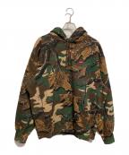 SUPREMEシュプリーム）の古着「Small Box Hooded Sweatshirt」｜グリーン