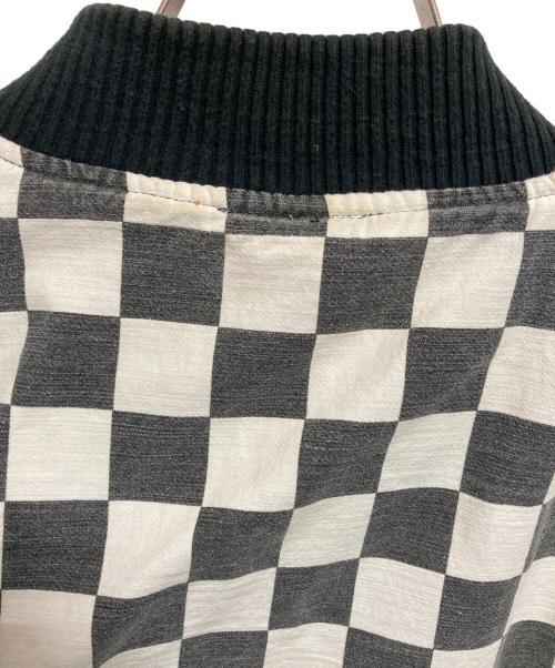 SUPREME（シュプリーム）SUPREME (シュプリーム) Reversible Checkered Ma-1 オレンジ×ブラック×ホワイト サイズ:XLの古着・服飾アイテム